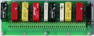 Selection of Relays on a LabJack RB16 Relay Board.