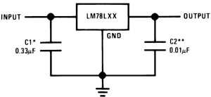 LM78Lxx used on the 10 V rail, reducing ripple on the low voltage output.